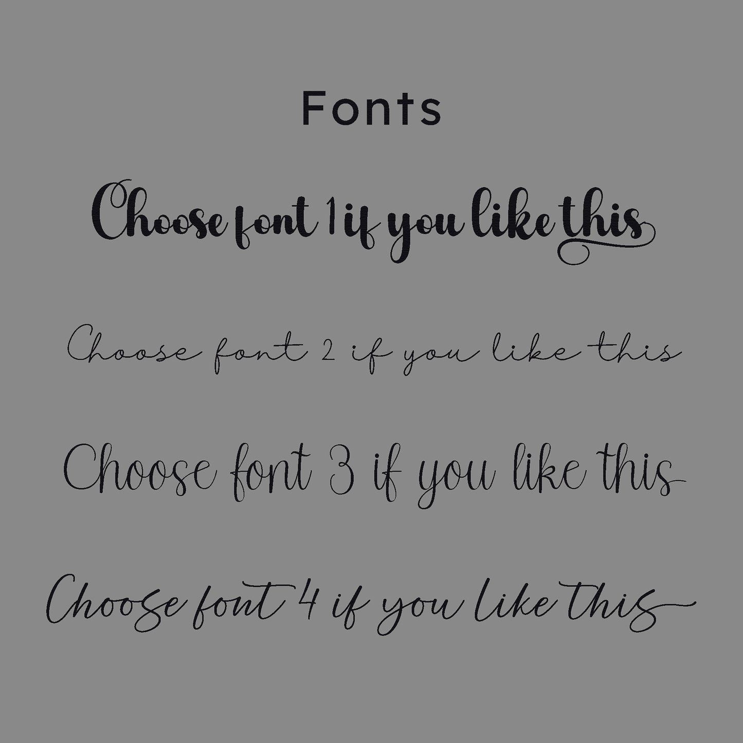 Personalised Name Notebook - Cursive Font