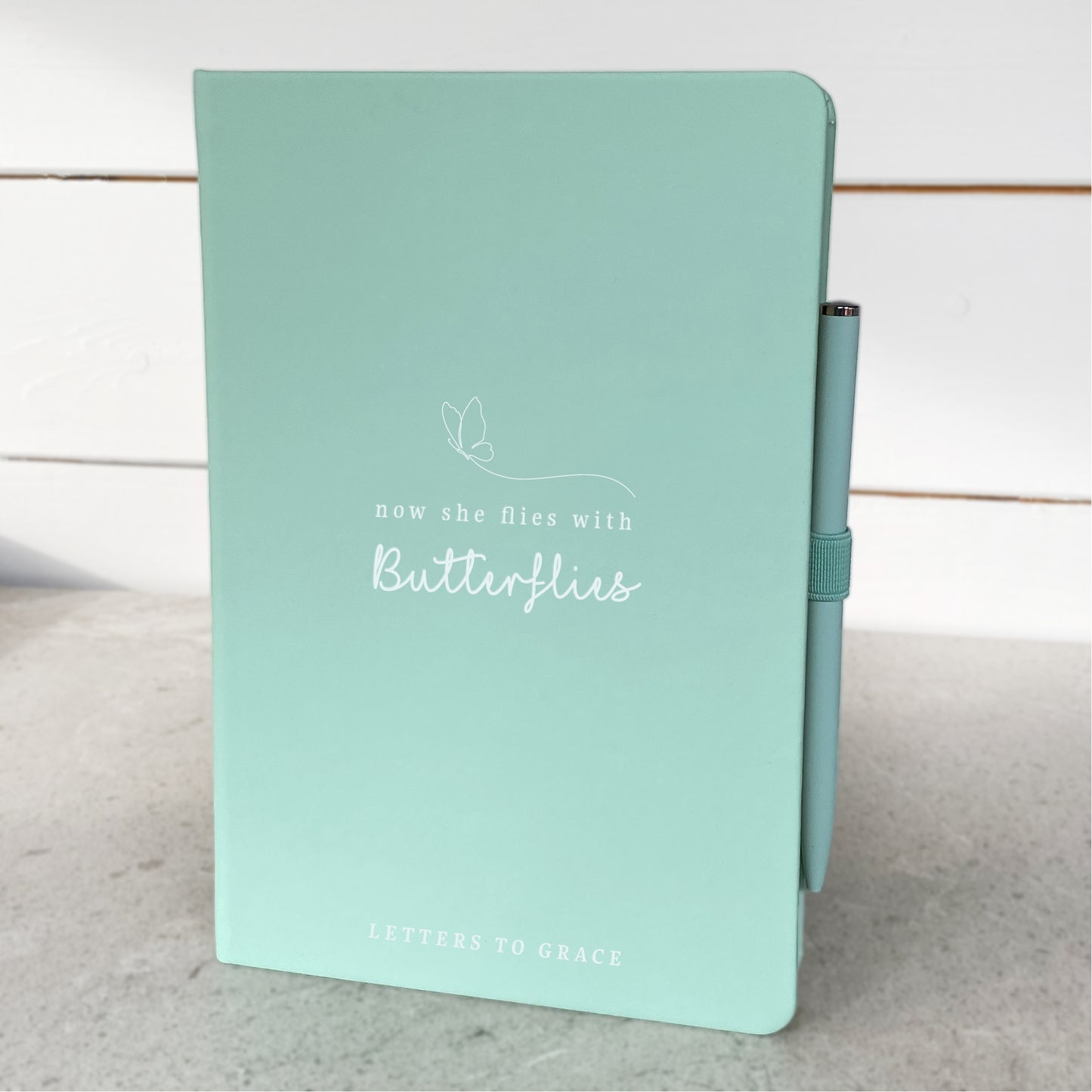 Now She Flies With Butterflies Grief Notebook