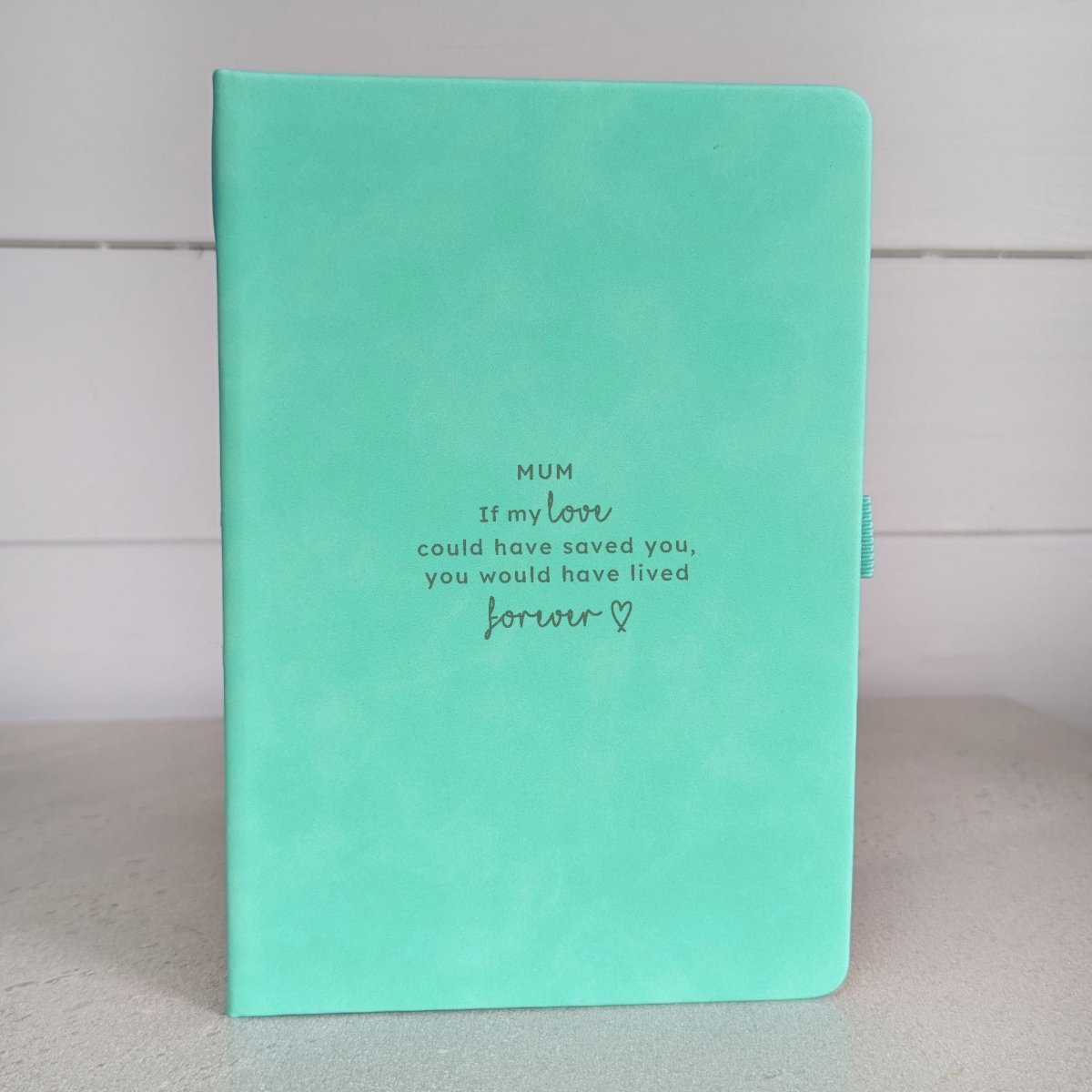 Sympathy Gifts - Personalised Grief Journal and Pen with Poem - NBK - 021 - TUR - The Self - care Journal co