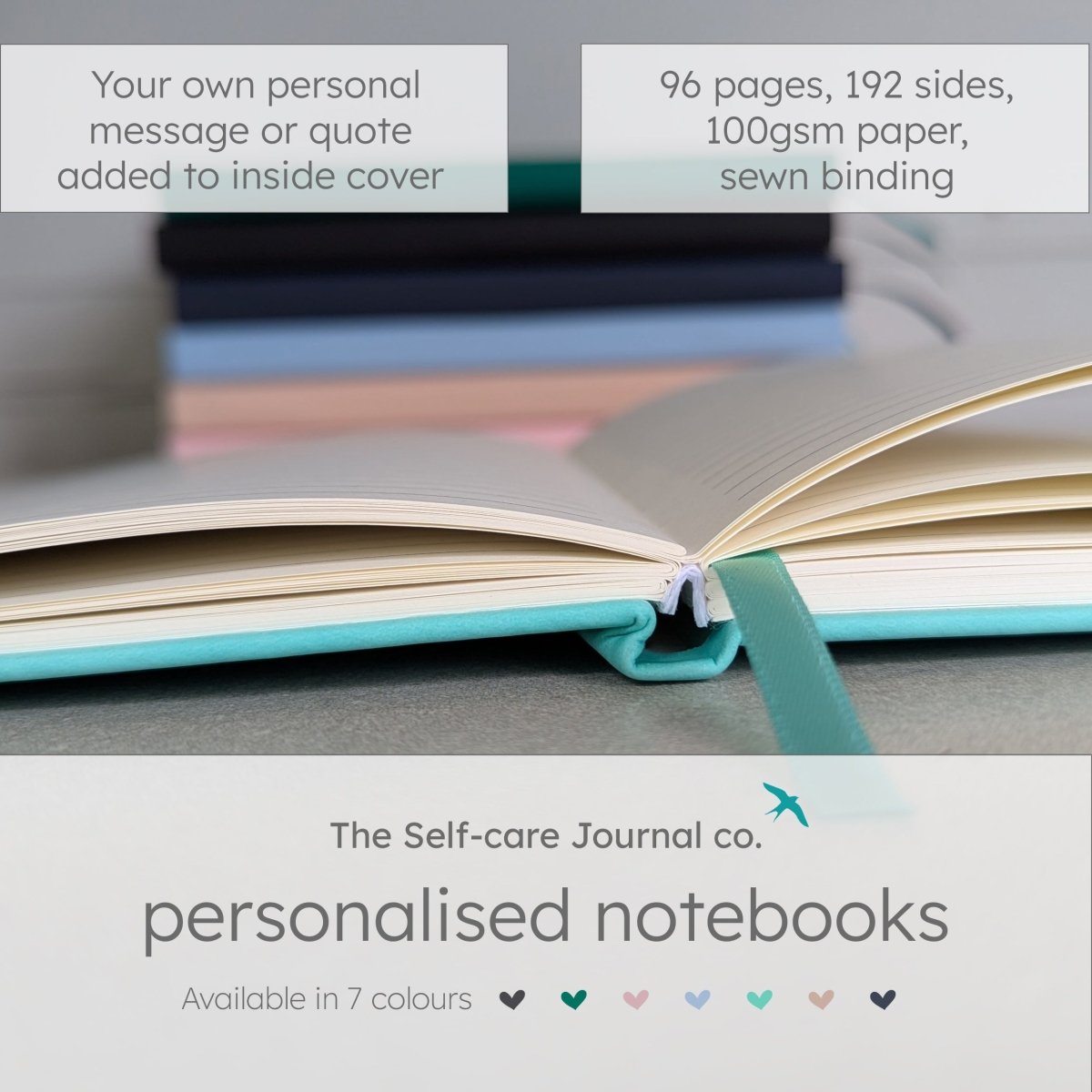 Couple's Love Letters Journal - NBK - 026 - BLK - The Self - care Journal co