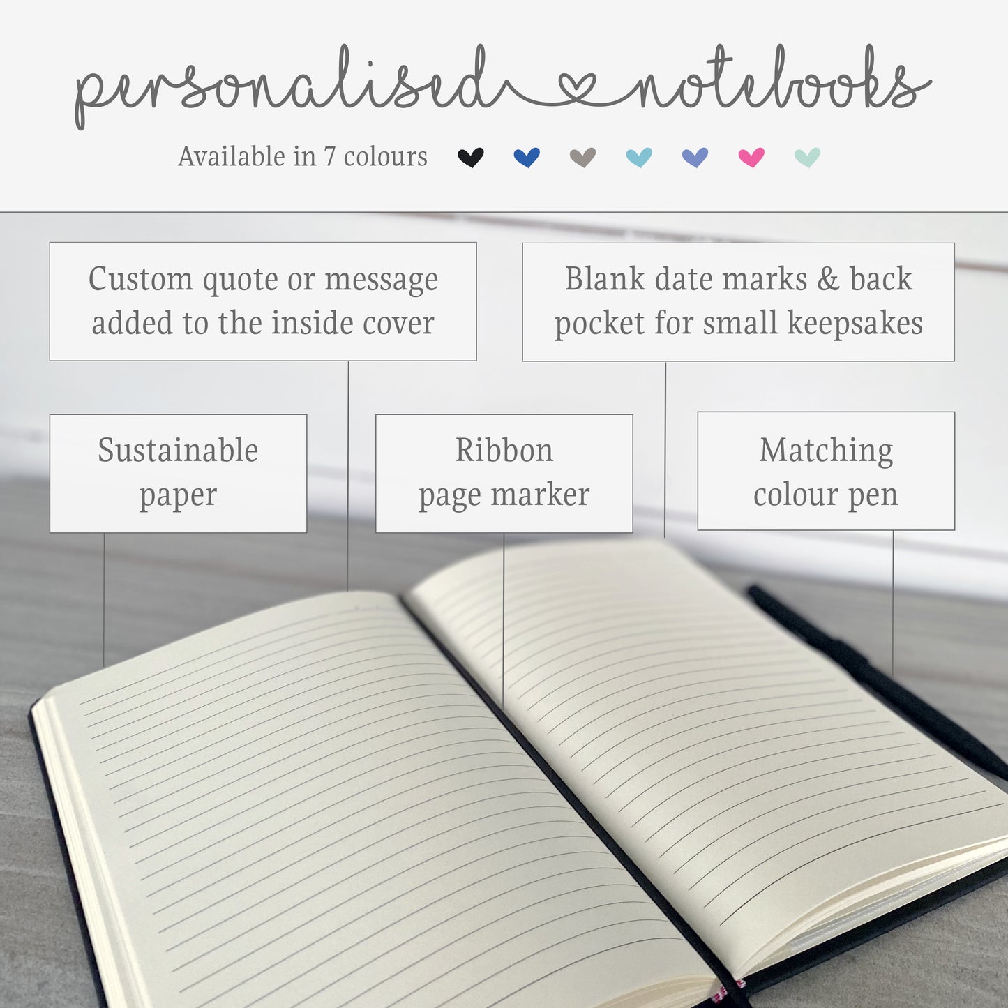 Leaving Gift For Colleague or Retirement Gift Notebook and Pen Set