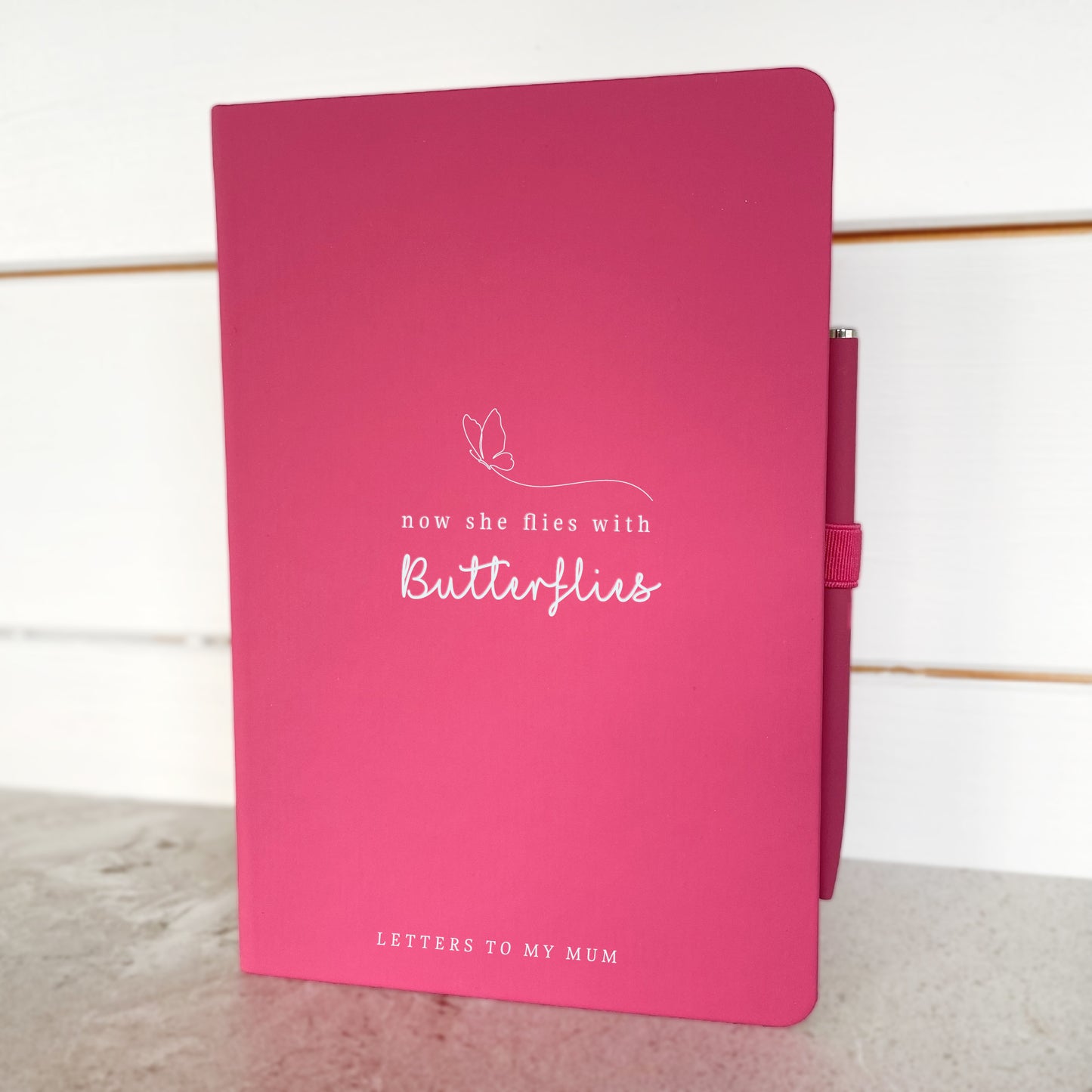 Now She Flies With Butterflies Grief Notebook