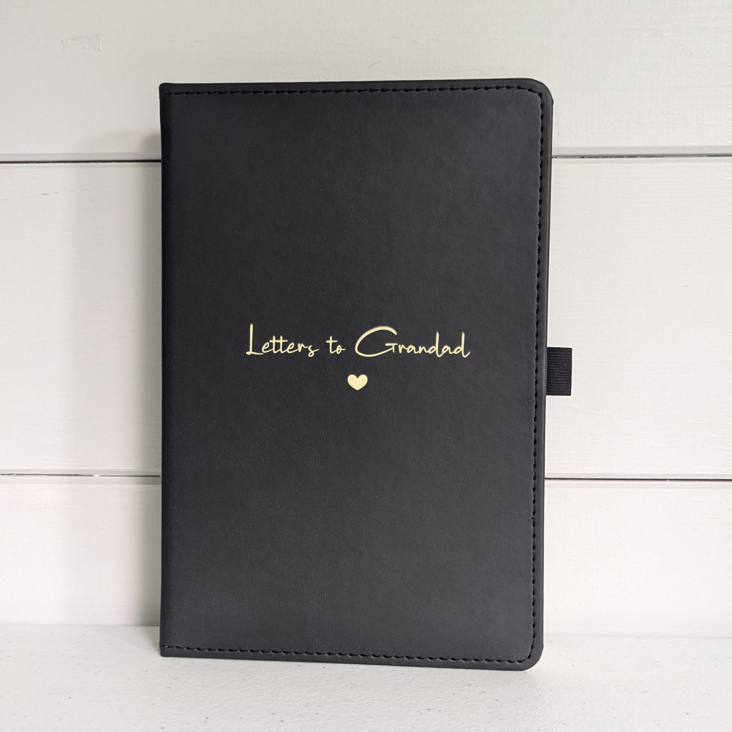 Vegan Leather Personalised Grief Journal
