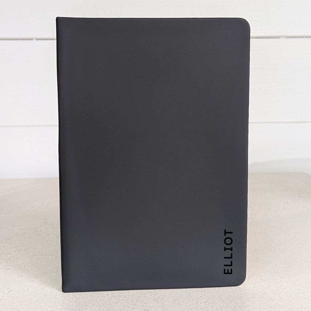 Personalised Name Notebook - Plain Font - NBK - 019 - GRE - The Self - care Journal co