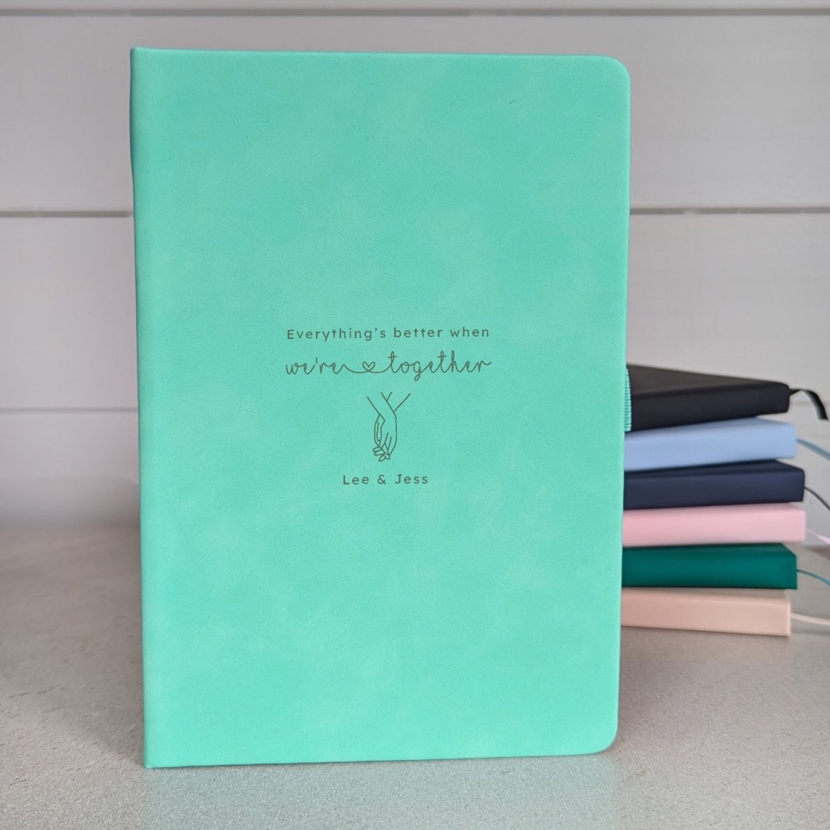 Personalised Couple's Gift Journal - NBK - 020 - TUR - The Self - care Journal co