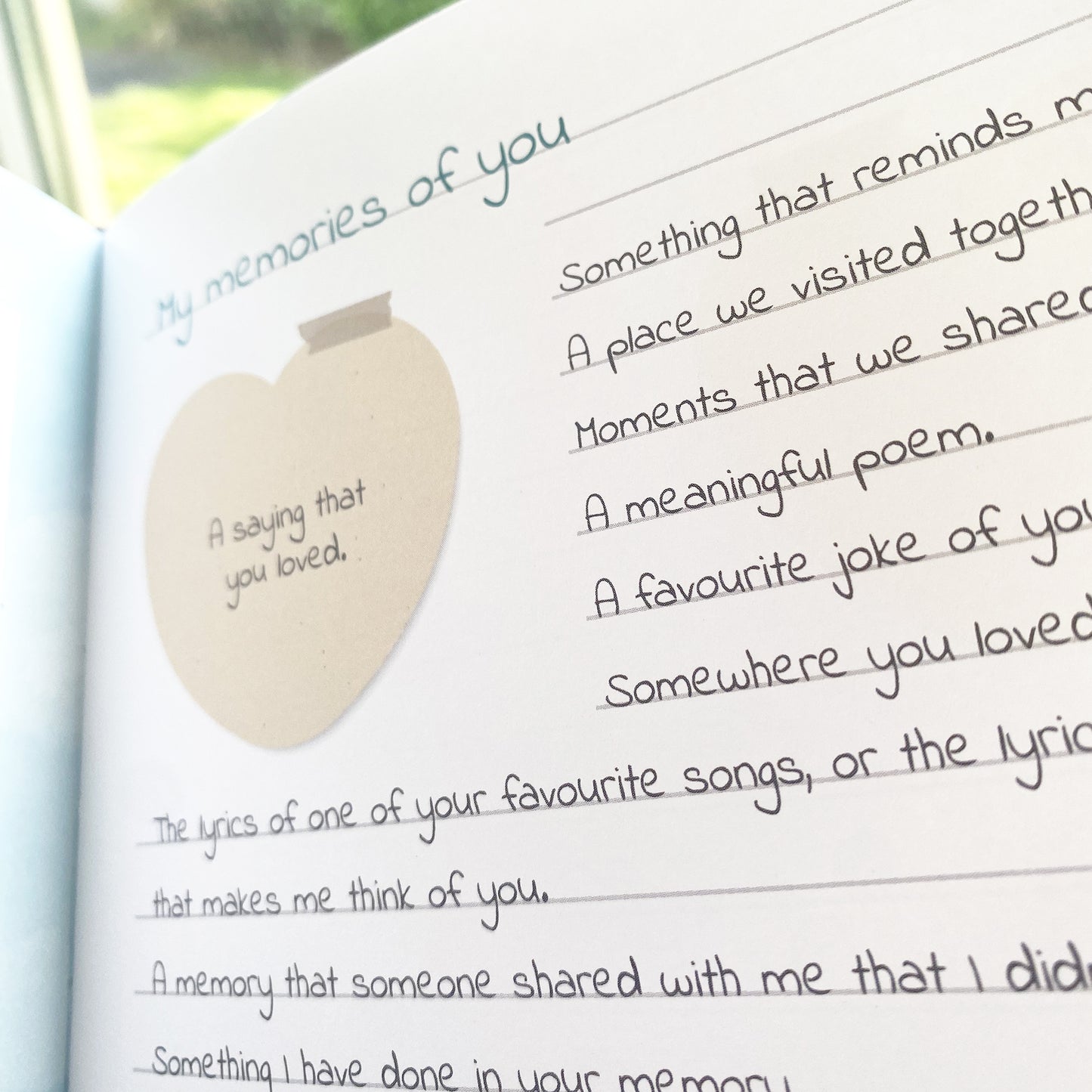 Guided Grief Journal, Write To Your Loved One, Cherish Their Memory And Find Hope