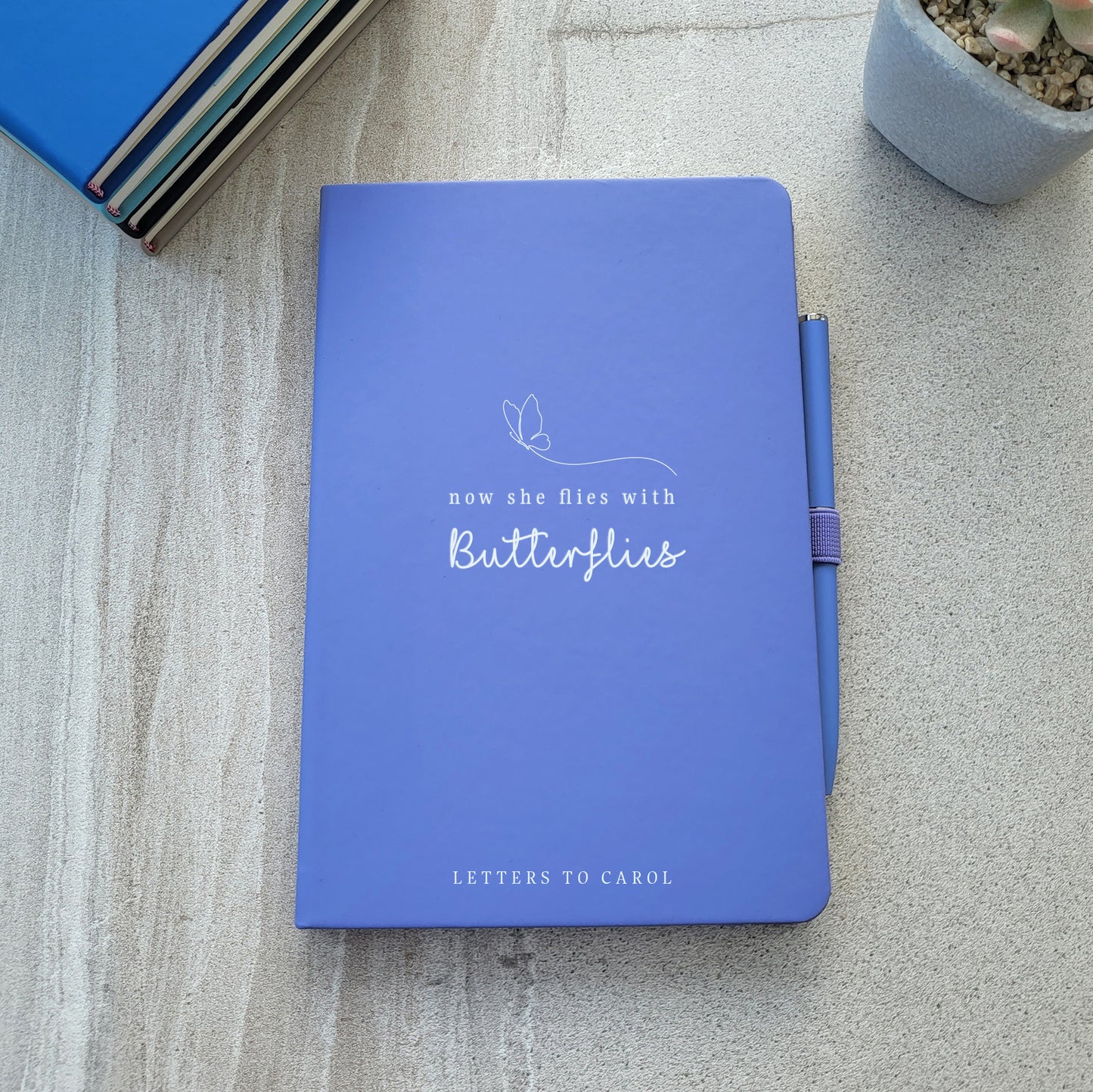 Now She Flies With Butterflies Grief Notebook