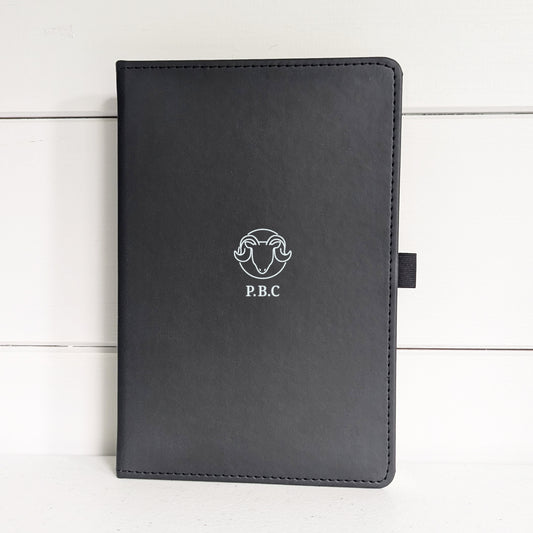 Vegan Leather Personalised Aries Zodiac Birthday Journal