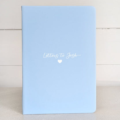 In Loving Memory A5 Personalised Grief Notebook With Pen - NBK - 024 - BLU - The Self - care Journal co