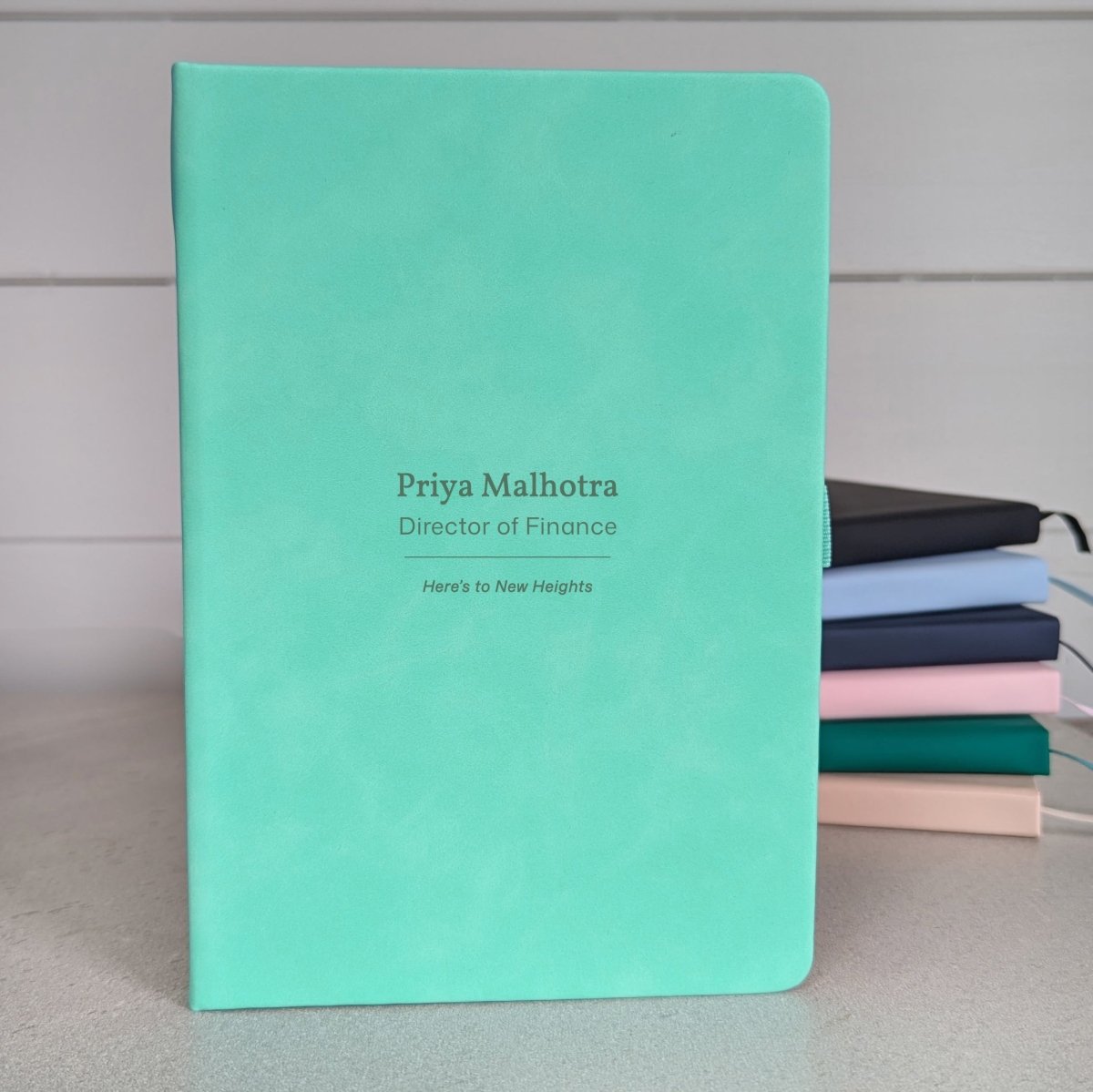 Job Promotion Personalised Notebook and Pen - NBK - 025 - TUR - The Self - care Journal co