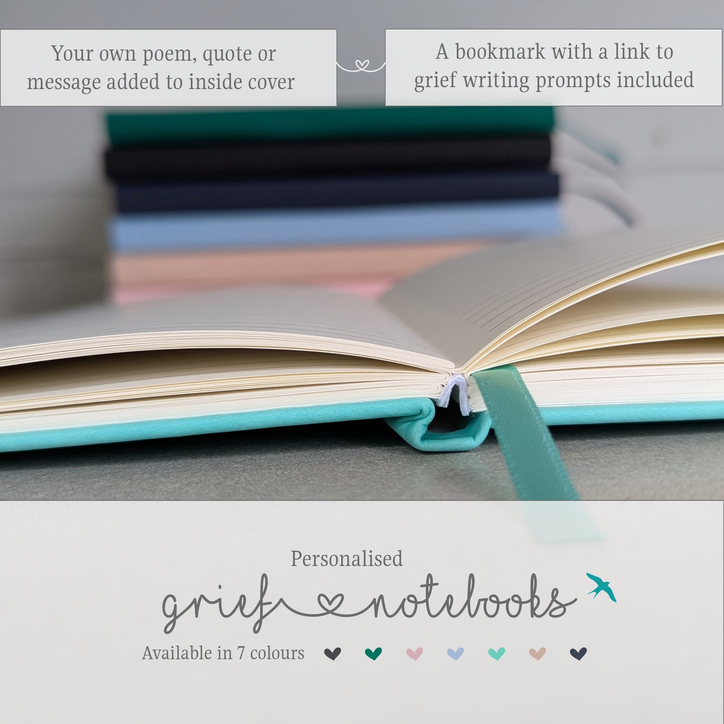 Engraved Baby Loss Memorial Journal For Grief With Pen