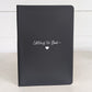 In Loving Memory A5 Personalised Grief Notebook With Pen - NBK - 024 - BLK - The Self - care Journal co