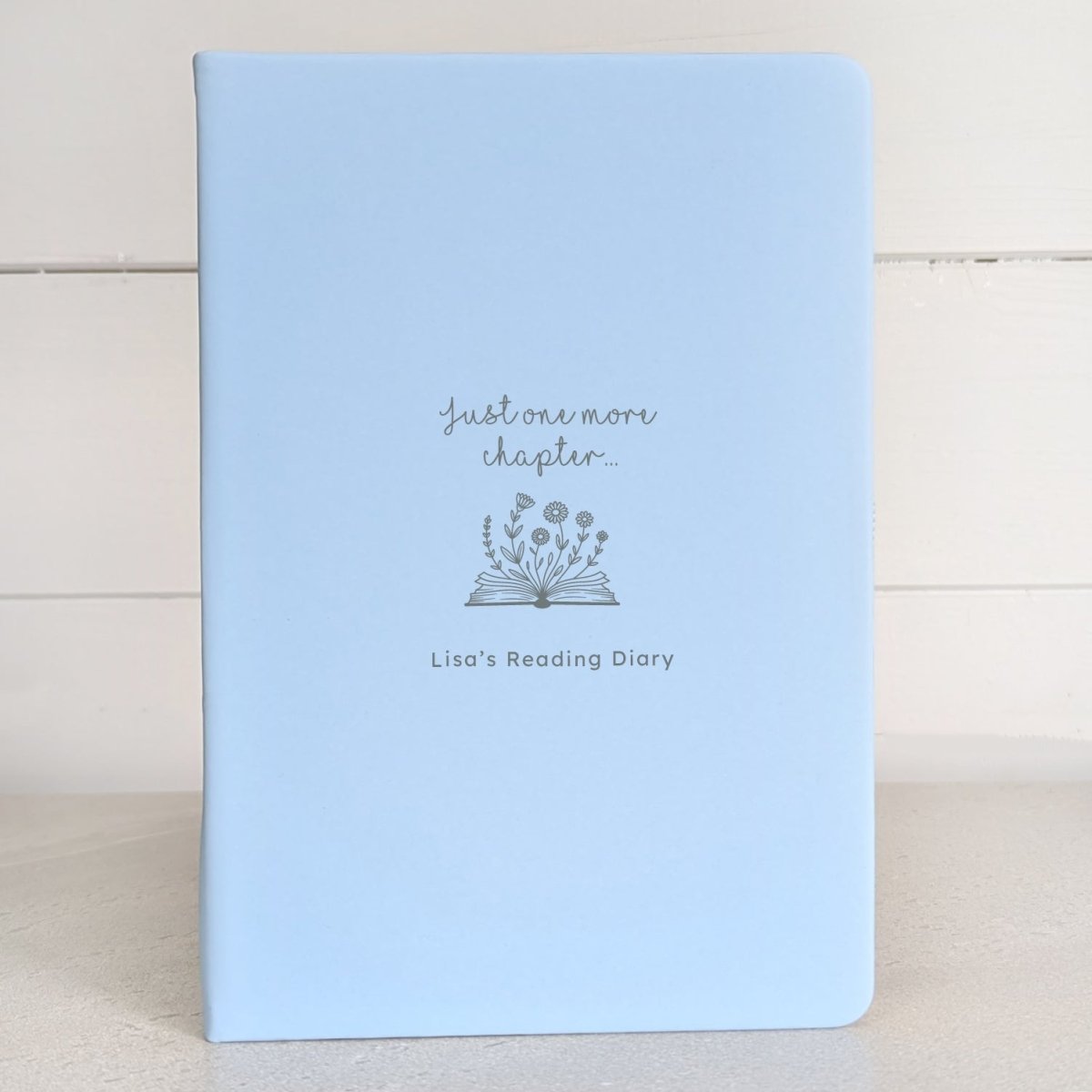 Personalised Reading Journal | Book Lover Gift - NBK-028-BLU - The Self - care Journal co