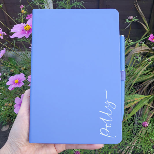 Personalised Notebook With Matching Pen