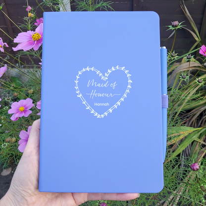 Maid of Honour Gift Journal From Bride