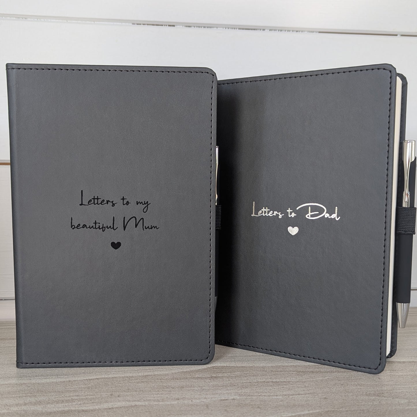 Vegan Leather Personalised Grief Journal