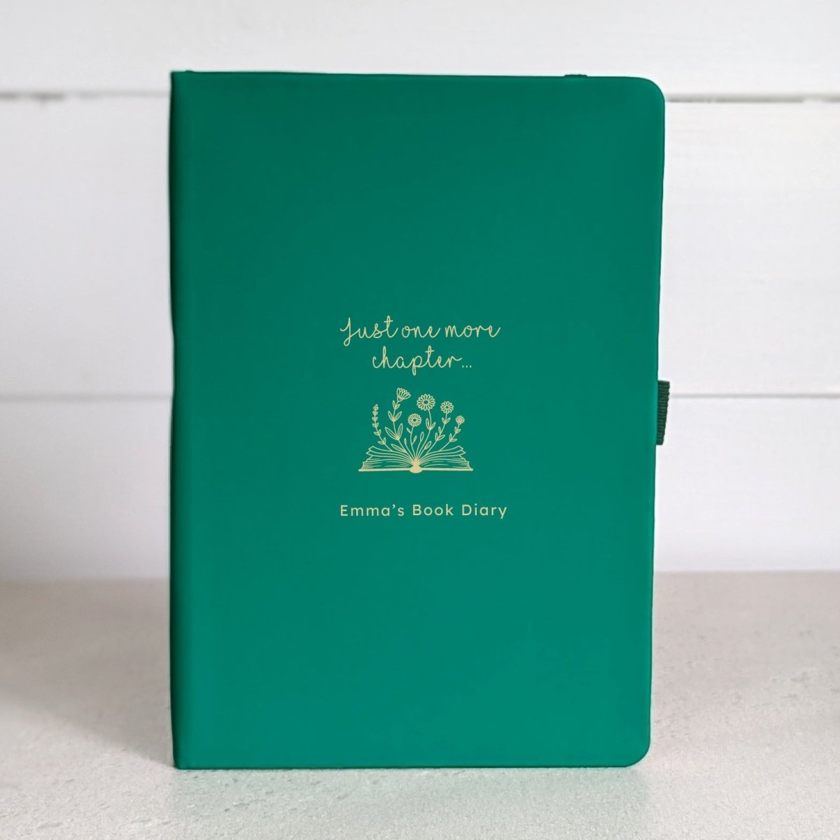 Personalised Reading Journal | Book Lover Gift - NBK-028-GRE - The Self - care Journal co