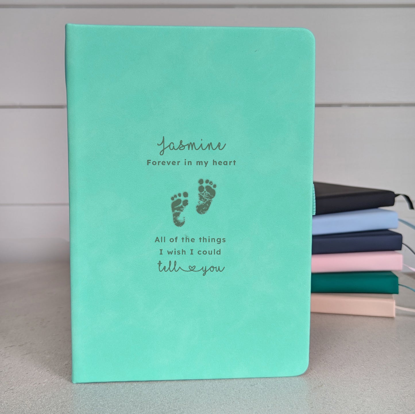 Engraved Baby Loss Memorial Journal For Grief With Pen