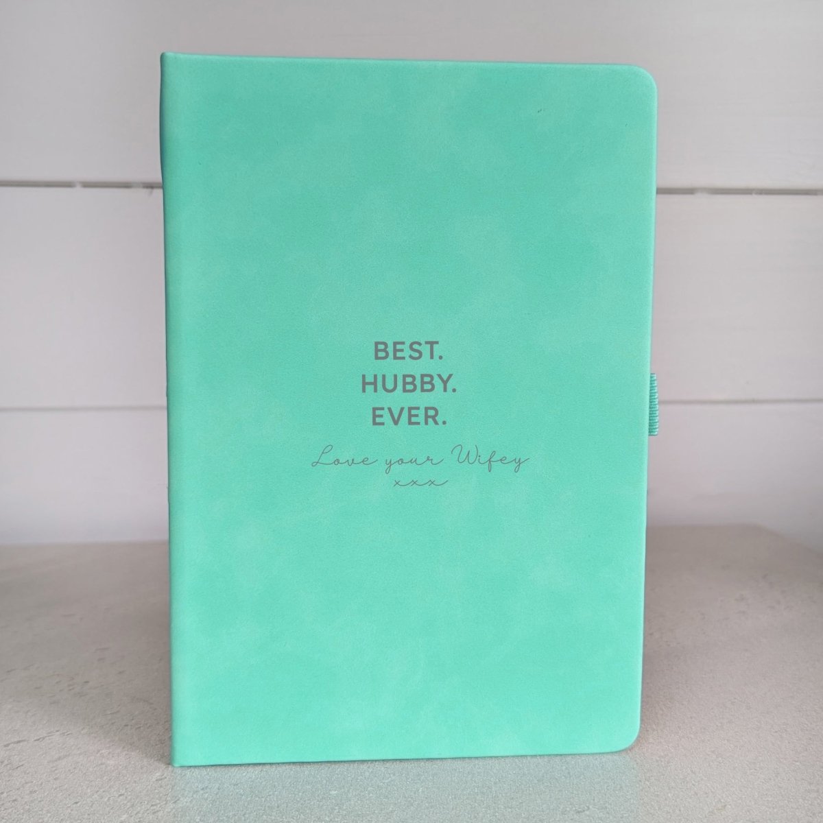 Valentines Day Personalised Notebook Gift - NBK-029-TUR - The Self - care Journal co