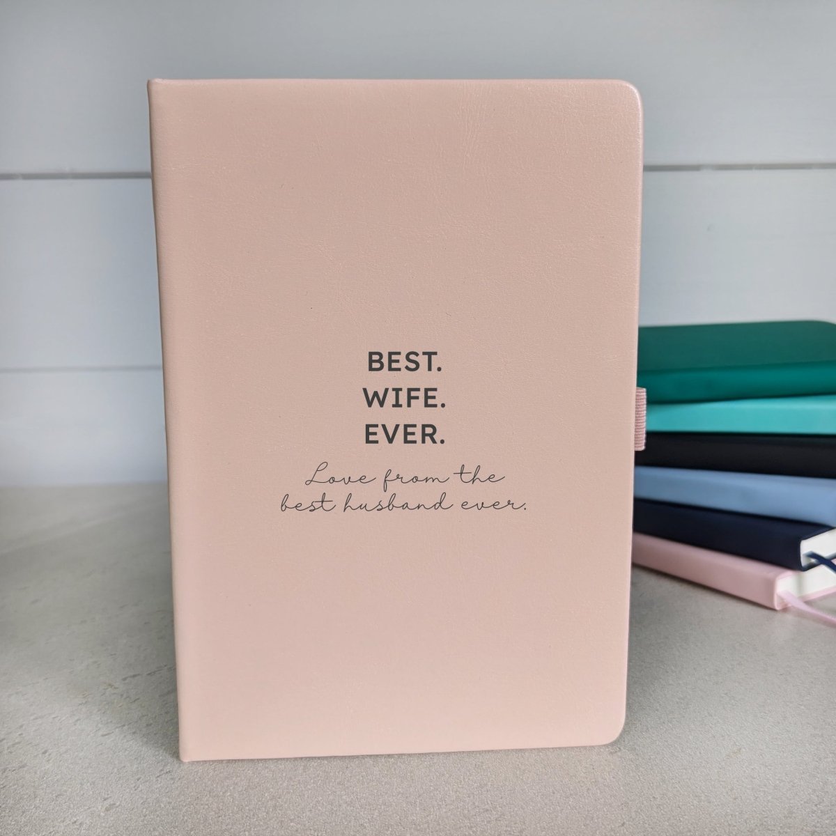 Valentines Day Personalised Notebook Gift - NBK-029-BSH - The Self - care Journal co
