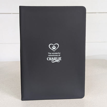 Personalised Pet Loss Journal -  Black-Green-Blush-Dark navy blue-Turquoise 