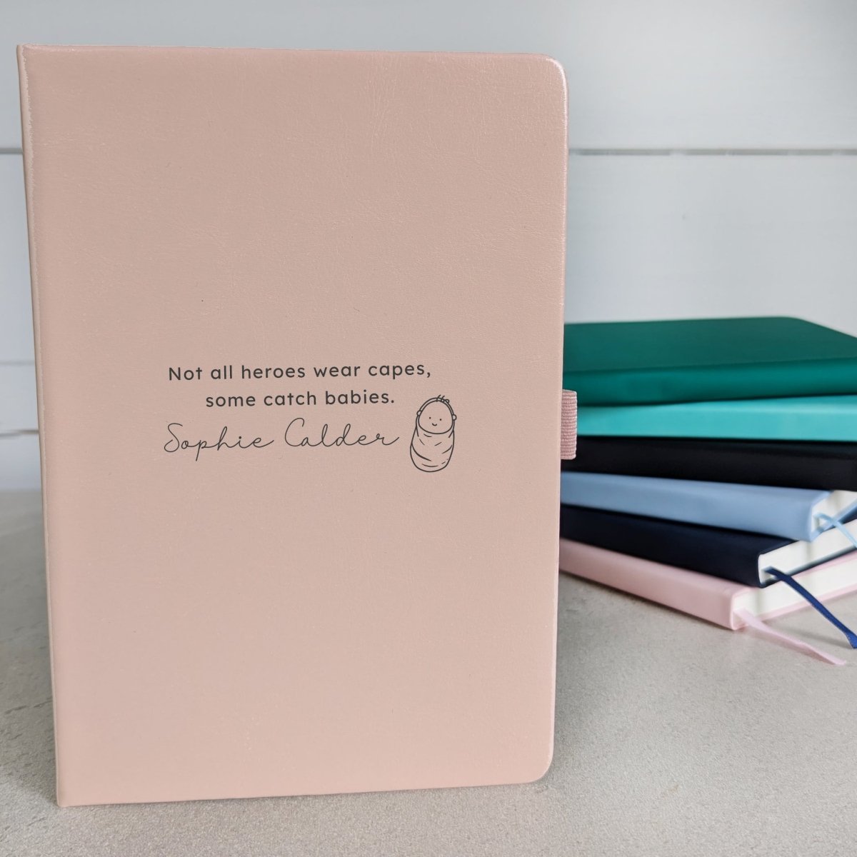 Personalised Midwife Notebook With Pen - NBK-004-BSH - The Self - care Journal co