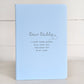 Dear Loved One Personalised Grief Notebook - NBK - 013 - BLU - The Self - care Journal co