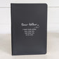 Dear Loved One Personalised Grief Notebook - NBK - 013 - BLK - The Self - care Journal co