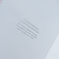 Example personalised inside-cover message congratulating someone on their promotion, printed inside an A5 personalised work journal for a thoughtful promotion or career gift.