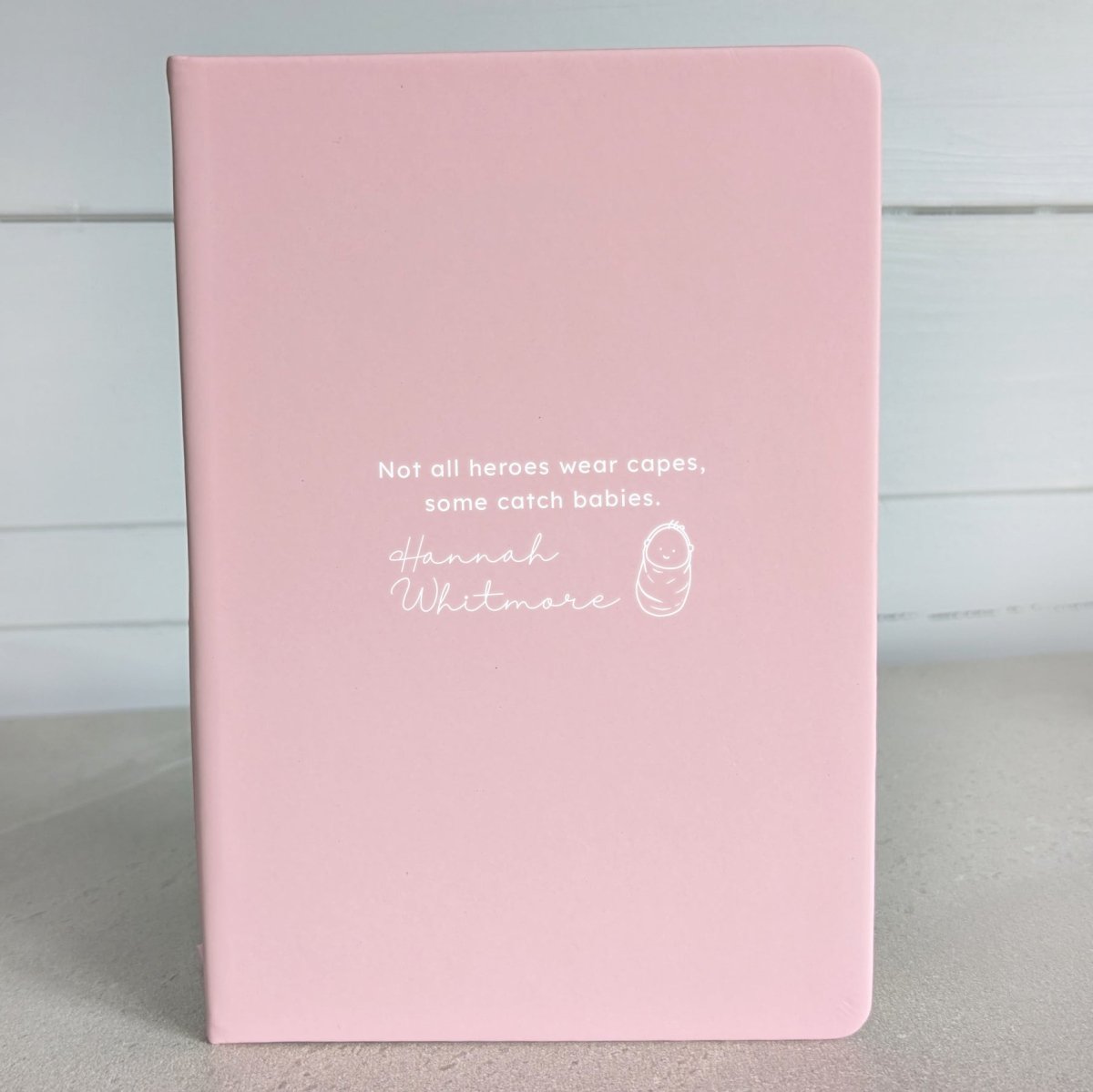 Personalised Midwife Notebook With Pen - NBK-004-PIN - The Self - care Journal co