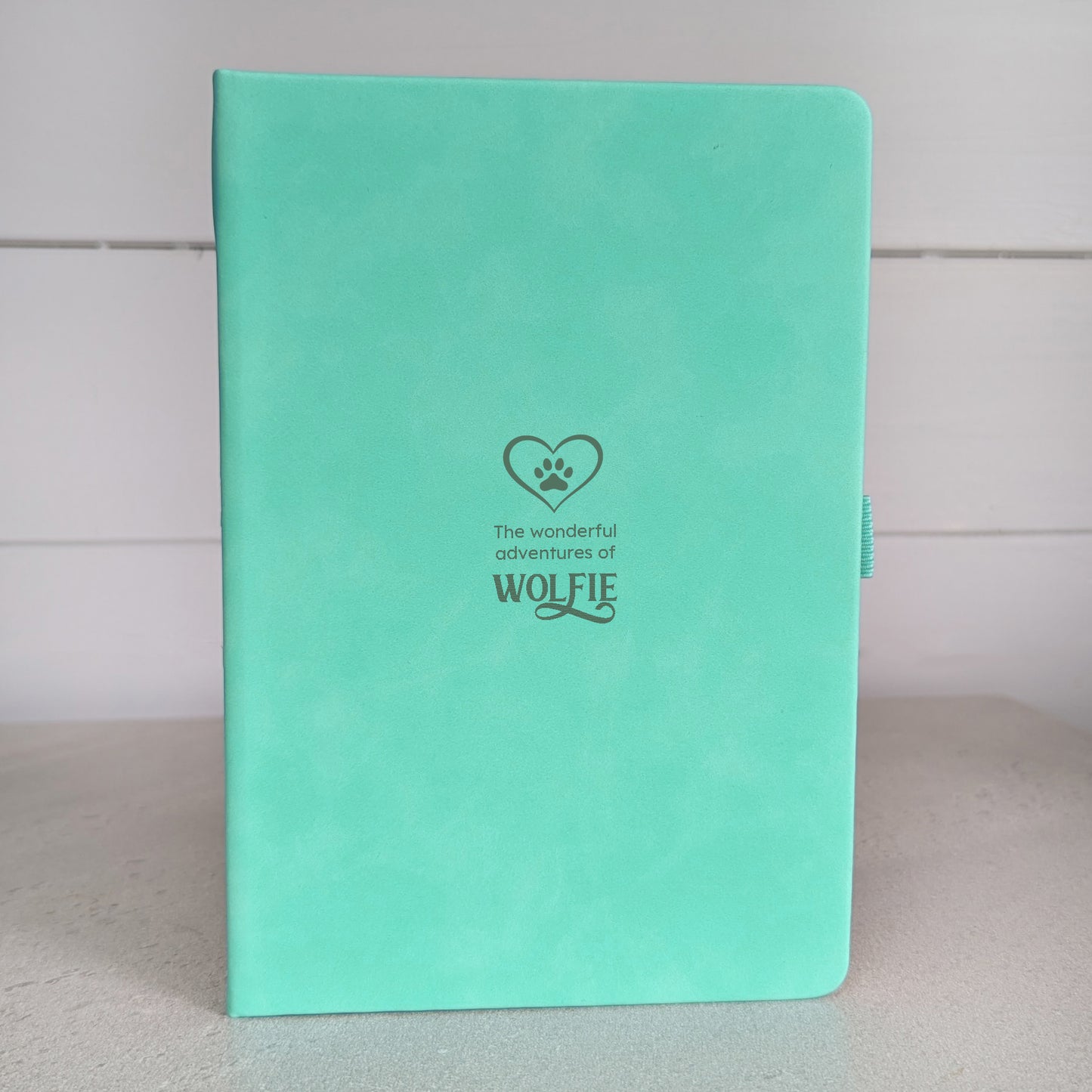 Personalised Pet Loss Journal -  Black-Green-Blush-Dark navy blue-Turquoise 