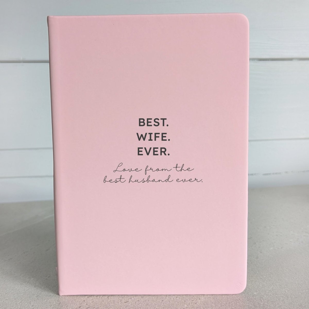 Valentines Day Personalised Notebook Gift - NBK-029-PIN - The Self - care Journal co