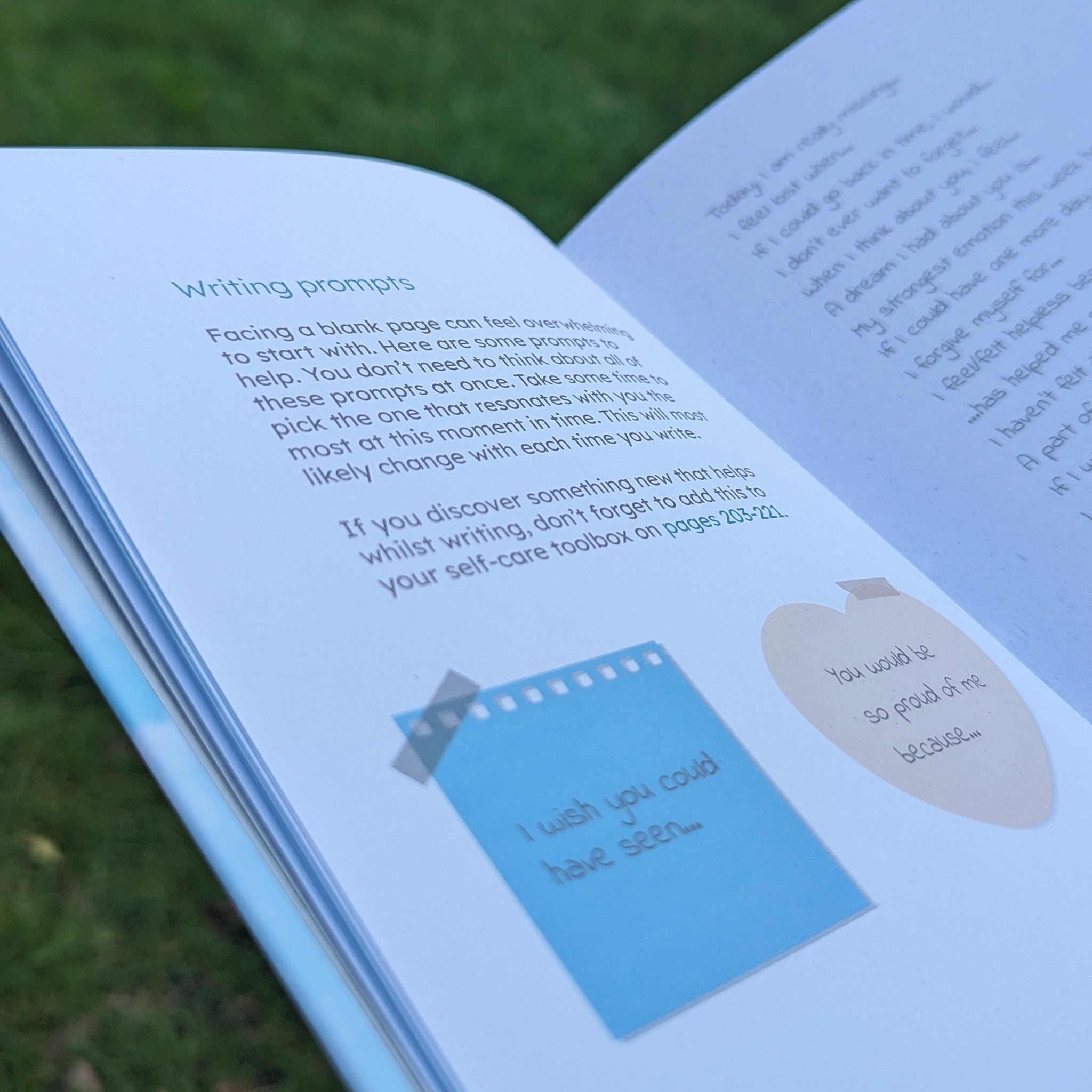 Guided Grief Journal, A Place In My Heart – The Self-care Journal co